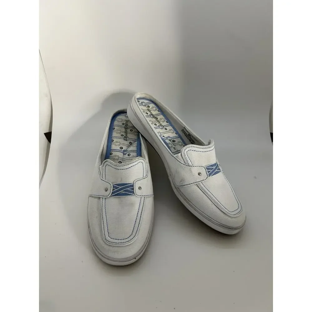 Grasshopper Women's white Shoes Size 6 slides mule style - Picture 2 of 3